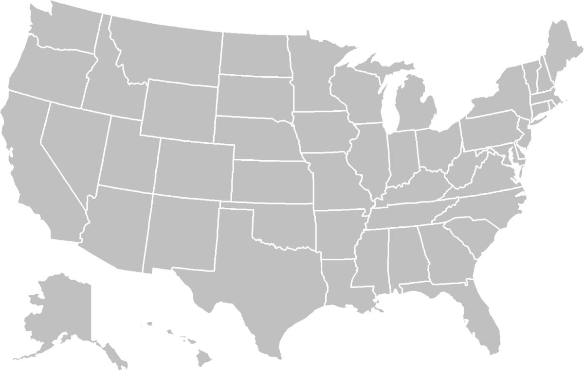 Export destinations map
