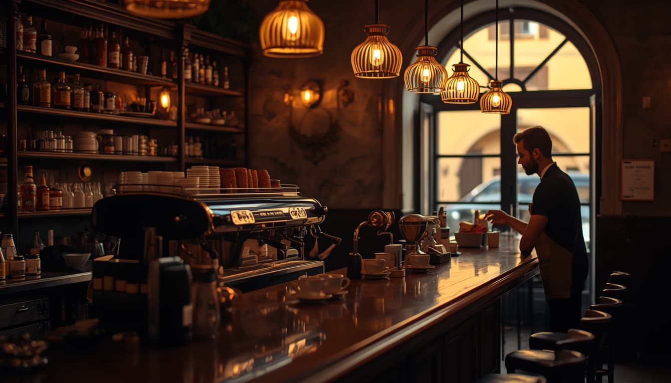 Italian espresso bar importing Indian Arabica coffee