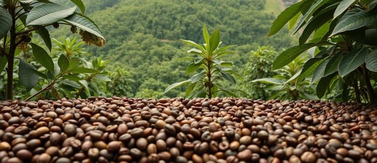 Coffee importer evaluating Indian green coffee beans for bulk sourcing