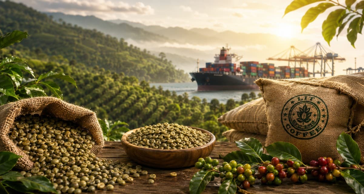 Indian coffee supplier for European importers and roasters