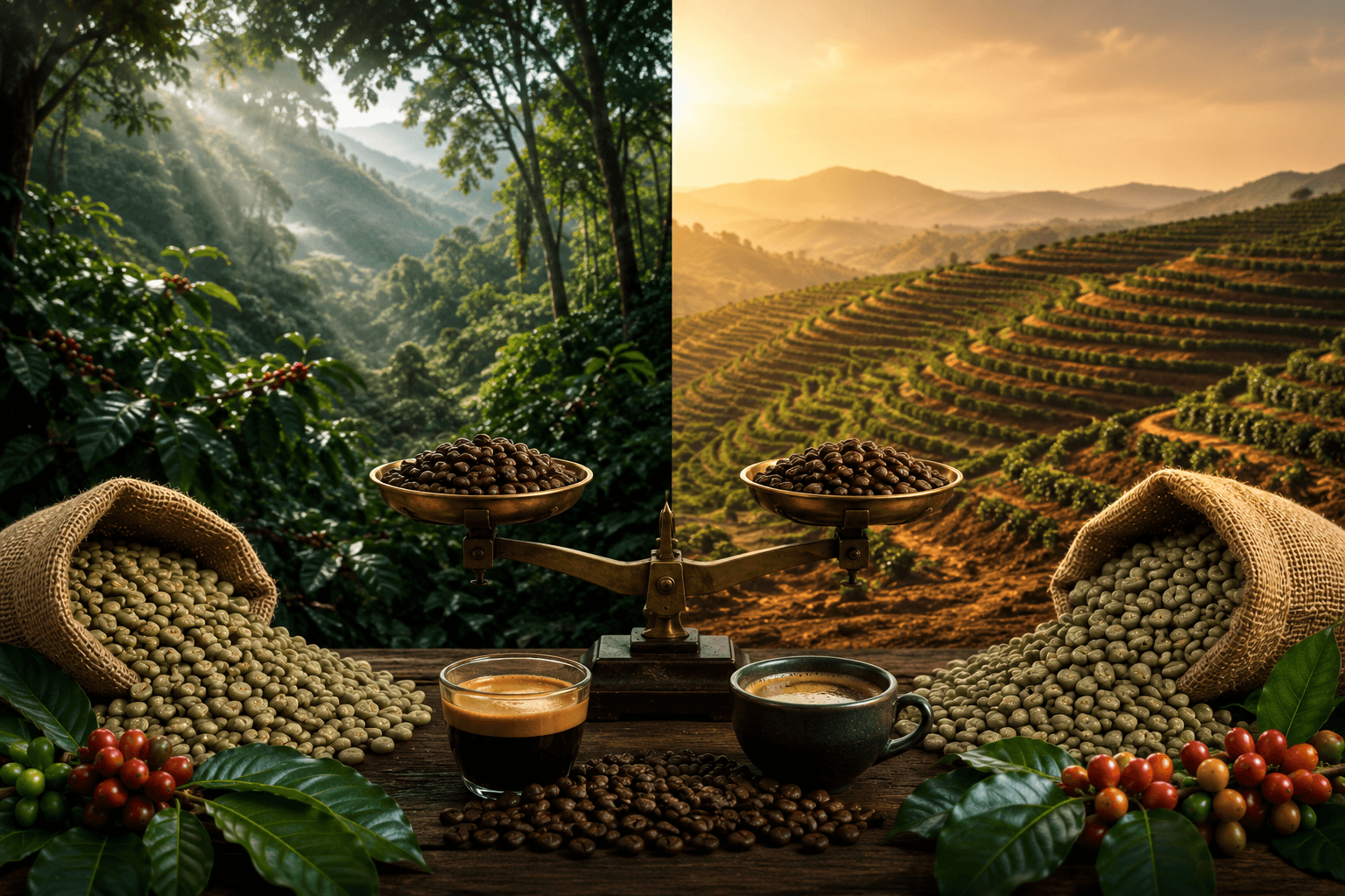 Indian green coffee beans from Karnataka for global export — LIT COFFEE